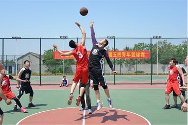 2018年5月9日，公司举办青年篮球赛